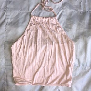 BRandy Melville light pink halter